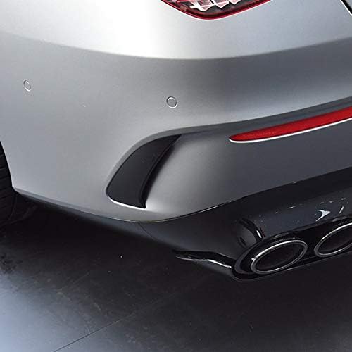 Black Rear Bumper Spoiler Air Vent Cover Trim for Mercedes-Benz CLA C118 CLA35 CLA45 AMG 2020