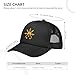 ZRCAIFU Tribal Philippines Filipino Sun Hat Fashion Mesh Baseball Cap Adjustable Black Trucker Hat for Men Women