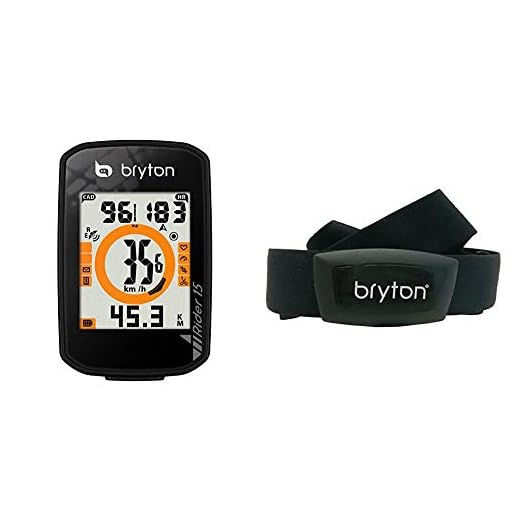 Bryton Rider Computer GPS bici da corsa, Cardiofrequenzimetro