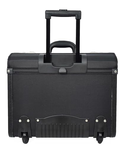 Harbin valise à roulettes noire à double serrure pour vos vacances