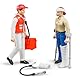 bruder 62710 - Bworld Set Rettungsdienst, Sanitäter, Patient & Zubehör - 1:16 Arzt Krankenwagen Figur Mensch Spielzeug