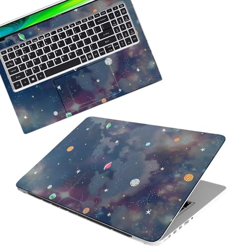 Image of Galaxsia Universe D2 Full Body Vinyl Laptop Skin /Sticker /Cover Upto 15.6 Inches Laptops Laminated-Removable-HD Quality Compatible for Hp-Dell-Sony-Lenovo-Asus etc.(15x10 Inches)