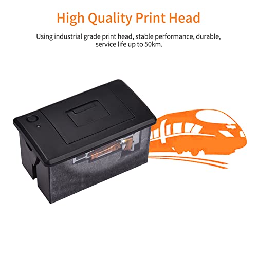 Image of 58MM Embedded Thermal Receipt Printer High Speed Low Noise Printing Module with USB RS232 TTL Serial Port ESCPOS Commands for Cash Register Weighing Scale POS System Black