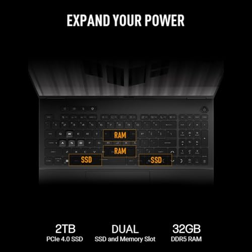 Image of ASUS TUF A16 Gaming Laptop, AMD Ryzen 9 270(up to 5.2 GHz), NVIDIA GeForce RTX 5070, 16 inch FHD+ 165 Hz 300Nits Display, 32GB DDR5, 2TB SSD, Backlit Keyboard, Windows 11 Pro, WiFi 6E, w /Accessories