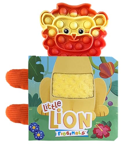 Fidgimals Little Lion Animal Baby Book | Educational Children's B...