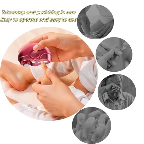 Coupe-ongles pour bébé et senior | Soin des ongles électrique sécurisé - 5