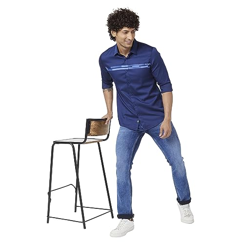 Image of Spykar Men's Rafter Boot Cut Mid-Rise Casual Jeans