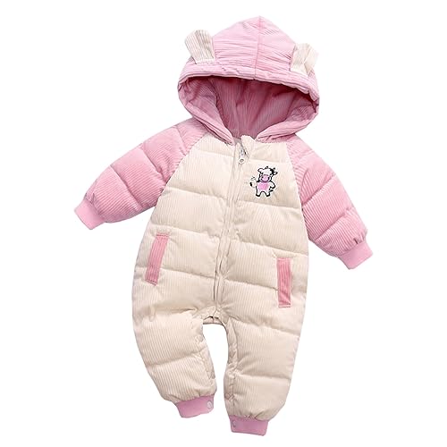 Baby Girls Boys Warm Hooded Snowsuit Jumpsuit Down Coat Romper Padded Outwear Jacket Snow Wear 4t Girl Clothes