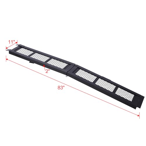Rampa de carga ZenithX 80" acero 800 lbs plegable para motos y ATV miniatura 2