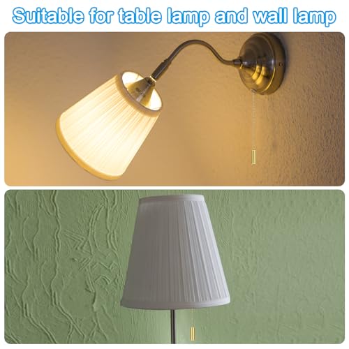 PATIKIL 1M 3.3ft Ceiling Fan Pull Chain, 2 Pcs Beaded Pulls Cord Extender Cylinder Pendant for Fan Light Chandelier Table Lamp Pulling Switch, Black