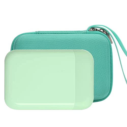 Khanka Hard Travel Case Compatible With Liene 2X3” Photo Printer- Mini Instant Portable Photo Printer,Case Only (Green) #TOP4