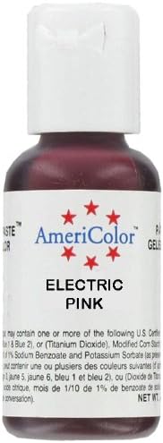 Badger Air-Brush Company AC7-64 Americolor Amerimist 0.65-Ounce Edible Airbrush Ready Food Color, 2-Pack, Electric Pink