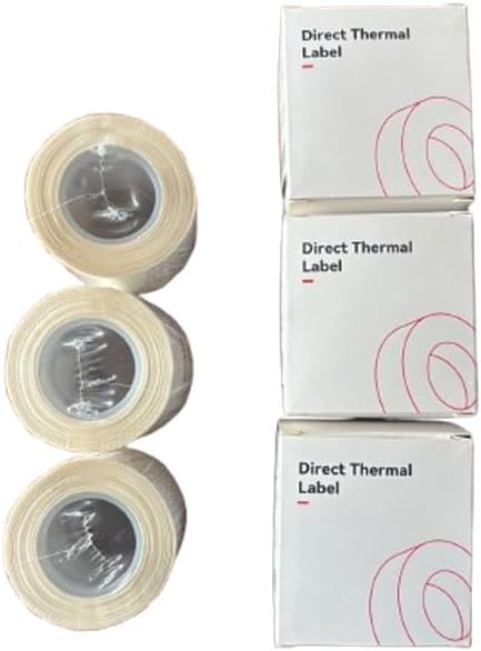 B1 Thermal Label Maker Paper 50×30 mm 230 Labels/Roll White 6Packs, Compatible for NIIMBOT B1 B21 B31 B3S K3 Label Maker