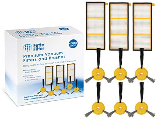 Fette Filter - Filter Contains 3 Pre-Motor Filters and 6 Brushes. Replaces Part # RVFFK700 & RVSBK700.