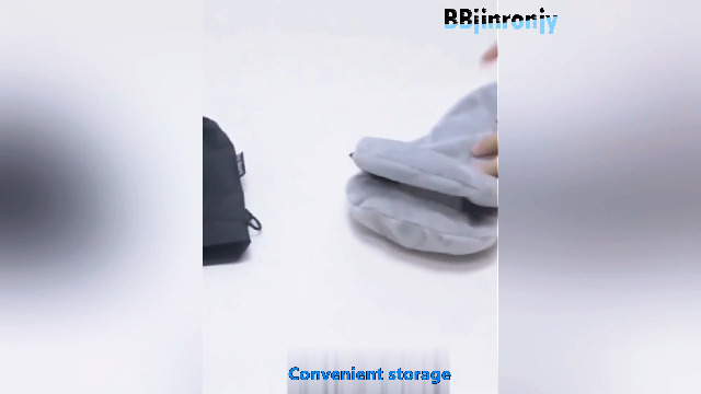Cuscino Da Viaggio Gonfiabile Ergonomico Con Maschera E Tappi – Per Aereo, Auto, Treno, Ufficio