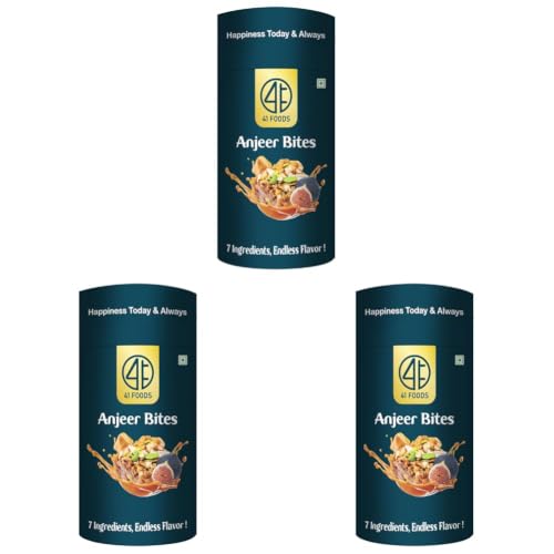 Image of 41 Foods Premium Anjeer Bites | Anjeer Burfi | 200g (Pack of 3)