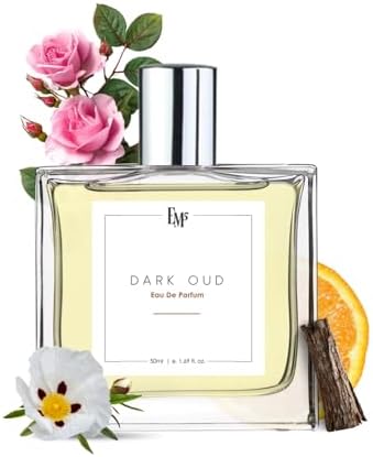 EM5 Dark Oud Perfume | Rose Oud Patchouli Fragrance | Men's Eau de Parfum (EDP) | Strong and Long Lasting Spray | Luxury Perfume Spray for Him
