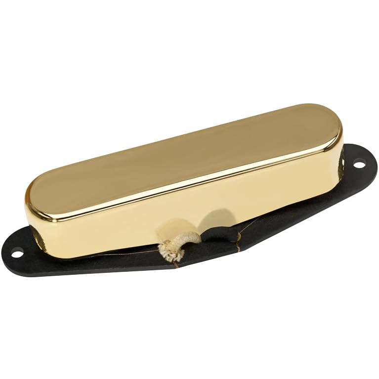 DiMarzio DP436G Muscle T Neck – Pastilla de bobina única para Telecaster – Estilo vintage con punch moderno AlNiCo 5 Gold