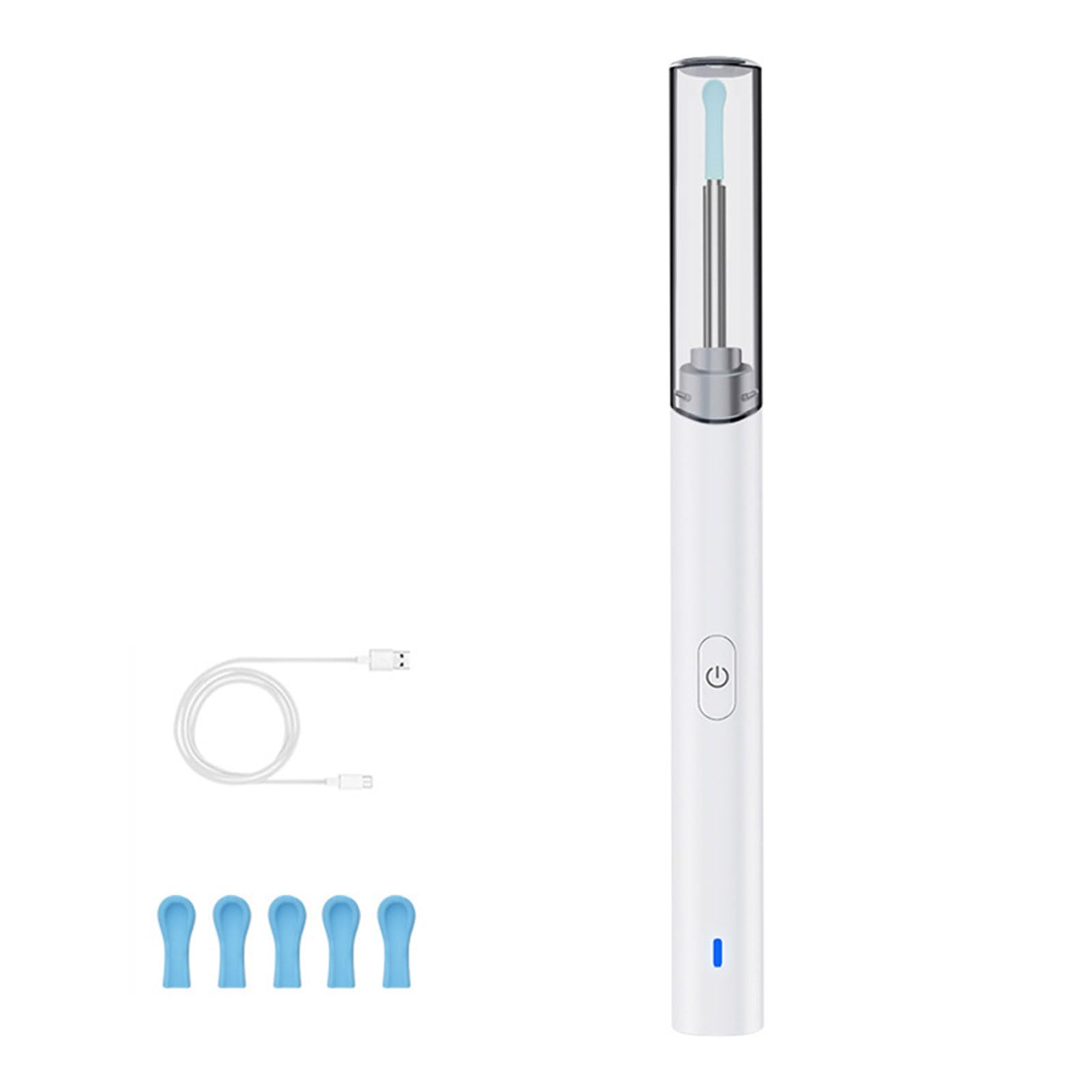 Otoscope à haute définition et 5 couvercles en silicone pour soin d'oreille haut de gamme