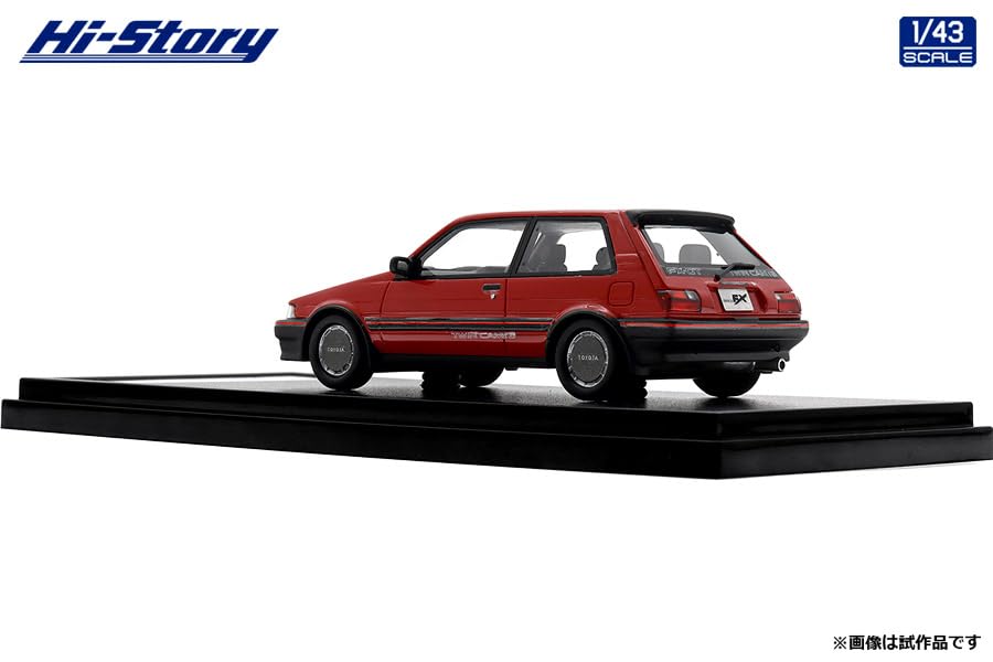 Amazon | Hi Story 1/43 トヨタ カローラ FX-GT (1984) レッド