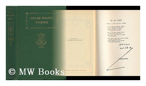 The Poetical Works Of Oscar Wilde B001SLSYGM Book Cover
