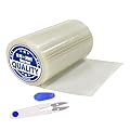 5 in x 39FT RV Awning Repair Tape Kit – Heavy Duty Waterproof Tear Repair Patch for Tarp, Canvas, Tent, Fabric, Canopy, Boat Covers, Sail – Clear Reinforced Fiberglass Repair Tape