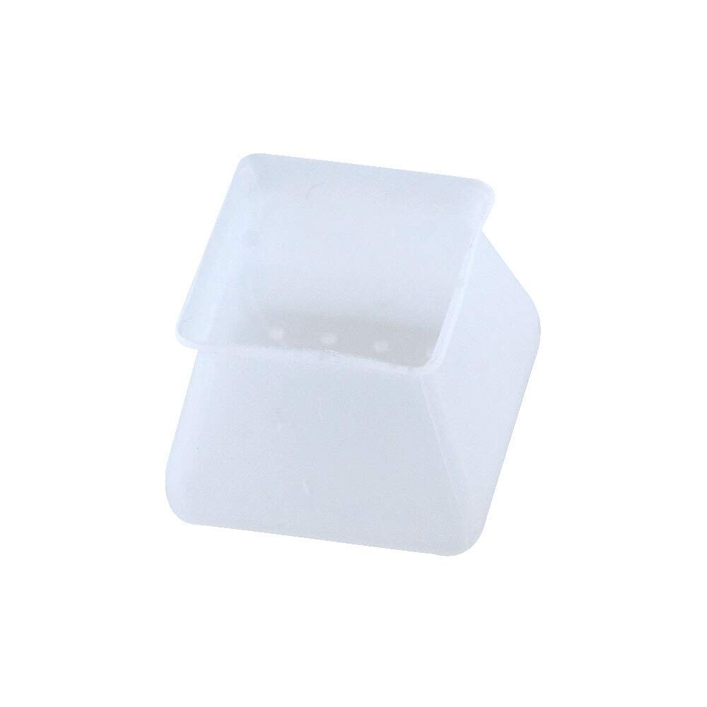 HYQOUKLR Silicone Chair Leg Cover Caps, Chair Leg Covers Multicolor Silicone Floor Protectors(Transparent)