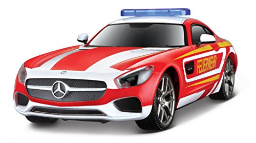 MaistoTech 582096F Mercedes AMG GT Feuerwehr 1:24 RC Einsteiger Modellauto Elektro Straßenmodell