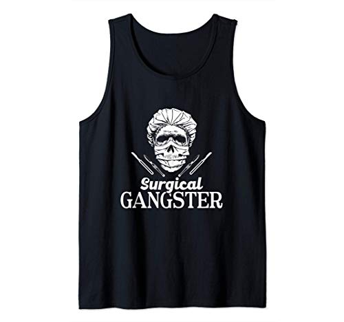 Surgical Gangster Funny Cool Surgery Tech Tank Top
