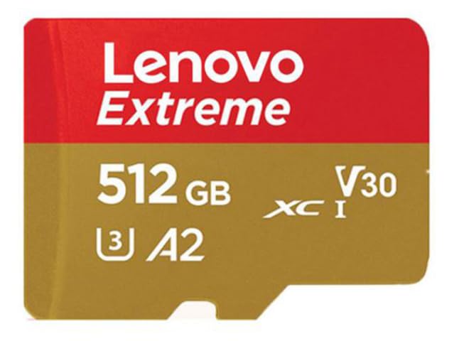 Original Lenovo SD Memory Card 1TB 512GB 256GB 128GB 32GB 64GB A1/A2 SD/TF Flash Card For Phone/Tablet PC Give Card Reader Gifts (512)