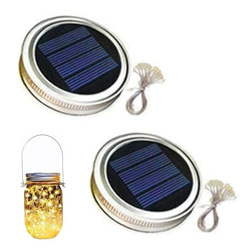Repuesto de luz solar para arreglar lámparas de tarro con tapa de 2,76 pulgadas
