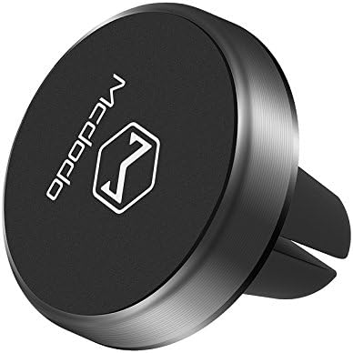 Miniatura 5 de MCDODO Soporte magnético para teléfono con ventilación de aire con rotación de 360, aluminio fuerte, universal para teléfonos inteligentes y mini