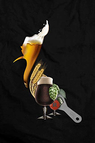 Camiseta Pica-Pau Cerveja, Reserva (Preto, G)