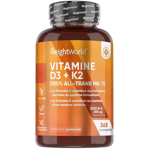 Vitamines D3 K2 MK7 WeightWorld Cover