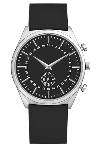 Image of styledose Men's Watch Analog Quartz with Chronograph & Silicone Strap -Casual & Formal Wrist Watch for Men