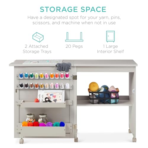 La Mejor Selección de Mueble costurero madera que Puedes comprar On-line. 6 Imagen adicional