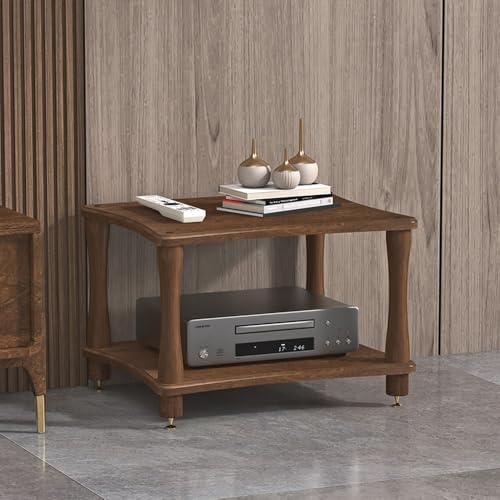 Estantería estéreo que soluciona el orden de aparatos de sonido y DVD