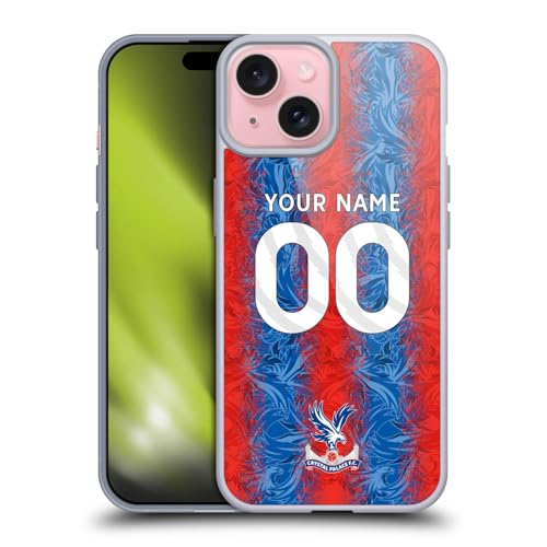 Coque iPhone 15 Crystal Palace FC 2024/25 personnalisable par Head Case Designs