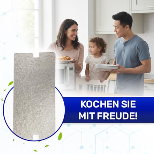 MONTERAL Glimmerplatte Mikrowelle 114x56 mm mit dem Originalcode DE71-00159A für Samsung - Made IN Italy