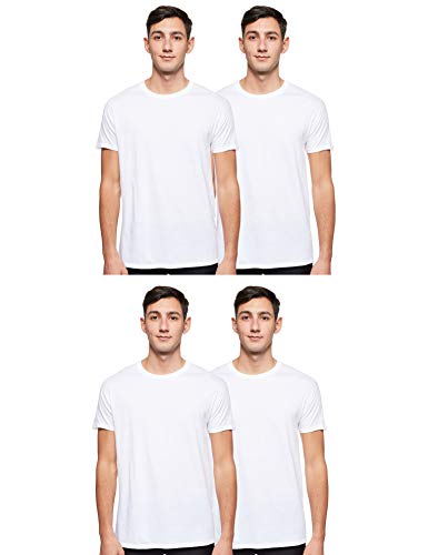 Hanes Ultimate Men's Comfort Fit Crewneck Undershirt 4-Pack