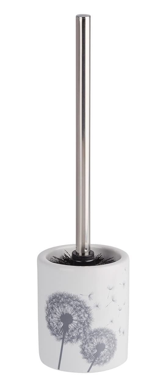 Portaspazzolini Wenko Astera In Ceramica - Bianco/Grigio, 7x7x11 Cm - Foto 8