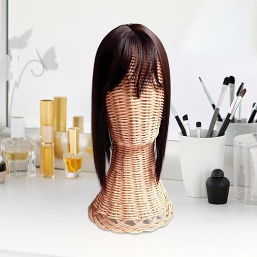 Porte-chapeau mannequin rotin contre les chapeaux déformés avec base stable