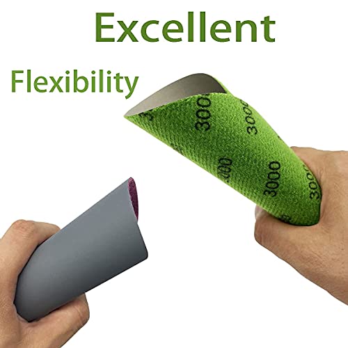 AutKerige Lixa Úmida e Seca de Grão 2500, 25 Discos de Lixa de 6