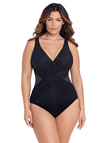 Miraclesuit Women's Swimwear Plus Illusionists Crossover Soft Cup...