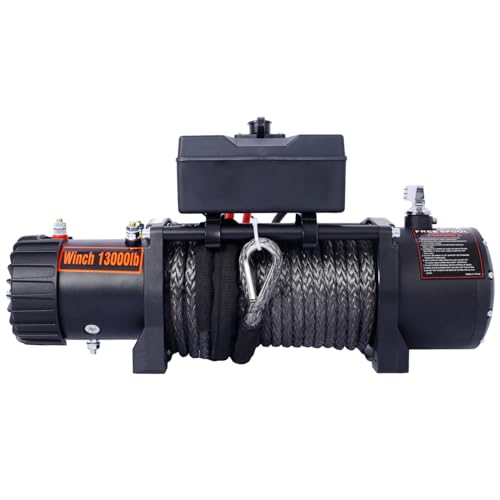 Geelife winch eléctrico 13000 lb 12V DC con control remoto miniatura 3