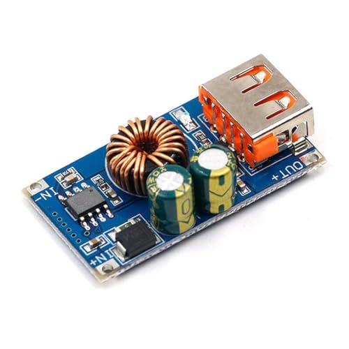 mophrati ソーラーバッテリーDC6V-32V24W降圧モジュール電圧変換器電話急速充電ボードUSBアクセサリースペアパーツ
