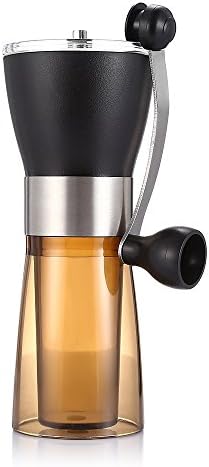 Gosedy Manual Ceramic Mini Portable Handhold Coffee Machine Washable Coffee Bean Mill Coffee Grinder (Pattern 1)