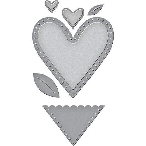 Spellbinders D-Lites Hearts Etched Dies, Brown, 17.1 x 8.9 x 0.2 cm - Image 2