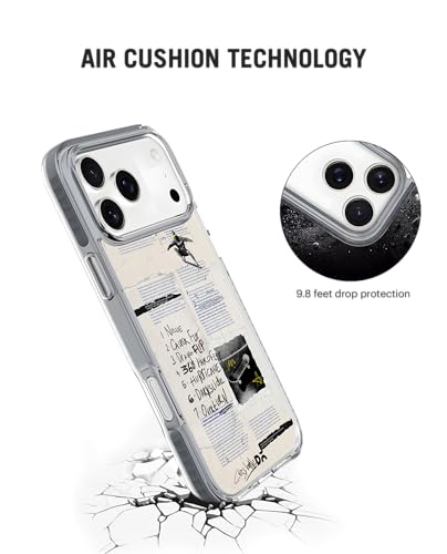 Image of DailyObjects Case for iPhone 17 Pro Compatible with Mag-Safe Wireless Charging, Stride 2.0 Flipster Slim Shockproof Back Cover with Inner Magnetic Ring