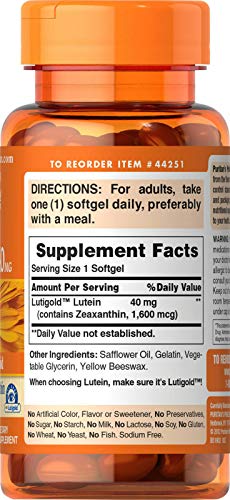 Vitamínicos, luteina gnc mexico Marca Puritan's Pride (2)